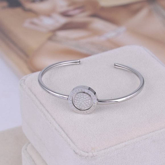 Michael Kors Diamond Patterned Opening Bracelet - Picture 2 of 4